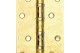 Петля универсальная с четырьмя подшипниками ADDEN BAU. 100X70X2.5 4BB FLO SATIN GOLD (цвет МАТОВОЕ ЗОЛОТО, цветочный орнамент)