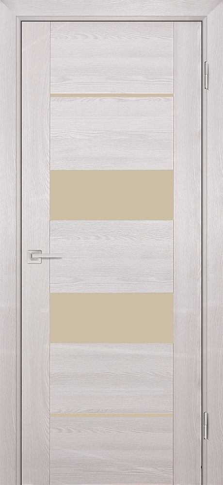 PSK-6 nanotex, ривьера крем 550*1900 стекло Кремовый лакобель
