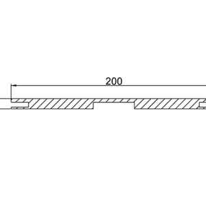 Добор ТЕХНО эмалит белоснежный 200*10*2070, телескоп