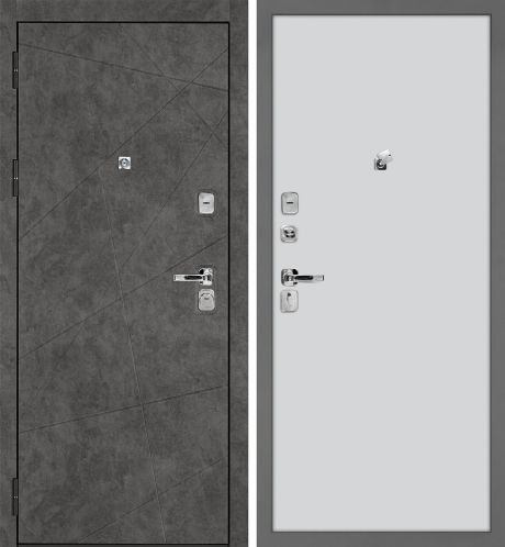 ДМ Урбан-127 муар серый, Kale 252R/Border (Бетон темный ФЛ-127 /гладкая, PP агат) 880 ПР