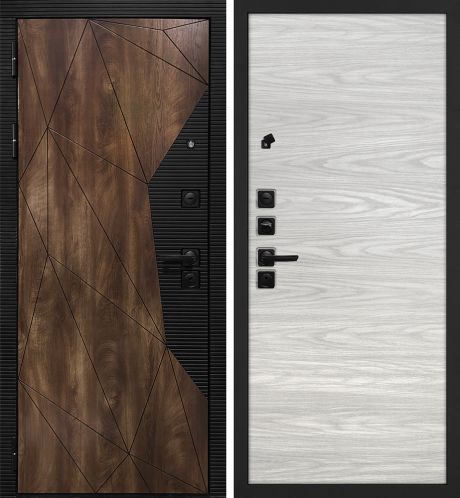 ДМ Лофт-2 шагр,черн,замкиKale(СБ101 Дуб коньяк,пат,кварц/гладкая, PP дуб скай бежевый ) 860 Л