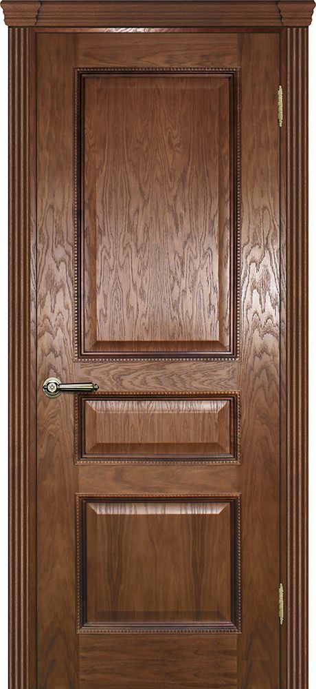 Фрейм 03 Дуб, багет тиснение патина шоколад, глухое 600*1900