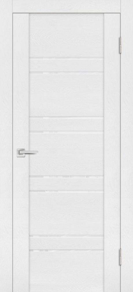 PST-1 soft-touch, белый ясень 800*2000 стекло белоснежный лакобель