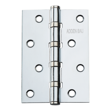 Петля универсальная с четырьмя подшипниками ADDEN BAU. 100X70X2.5 4BB POLISH CHROME (цвет БЛЕСТЯЩИЙ ХРОМ)