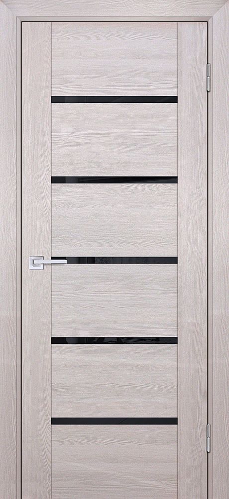 PSK-7 nanotex, ривьера крем 600*1900 стекло черный лакобель