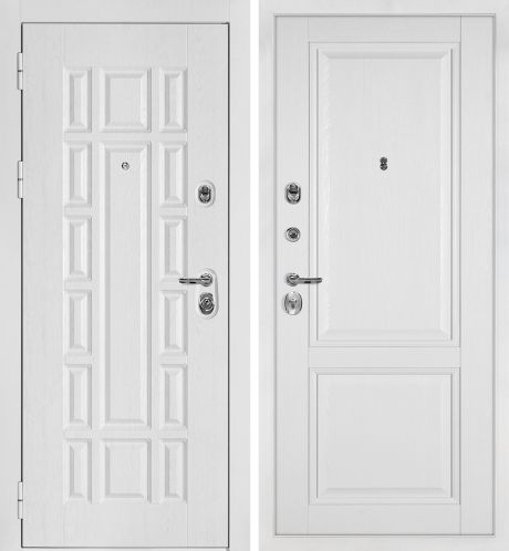 ДМ Квадро-124 бел.шагрень,Kale/Border(Белый дуб факт.ФЛ-124/PSU-28 nanotex белое дерево) 860ПР