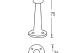 Дверной ограничитель ARCHIE G004MAB/ACF, кофе, настенный