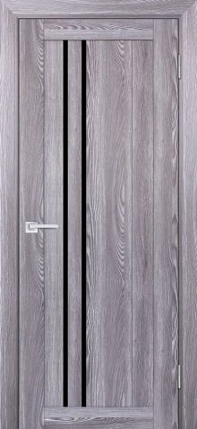 PSK-10 nanotex, ривьера грей ДП1900х600 стекло черный лакобель
