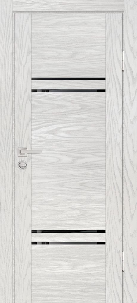 PSM-5 PP дуб скай бежевый, 550*1900 стекло черый лакобель