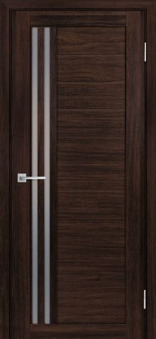 Лайт-13/1 nanotex, сан-ремо шоколад 550*1900 стекло белый сатинат