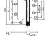 Петля накладная без врезки B020-U 100X75X2.5-2BB-1SG (матовое золото)