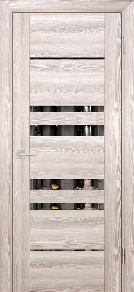 PSK-4 nanotex, ривьера крен-экрю 550*1900 стекло тонированное Зеркало