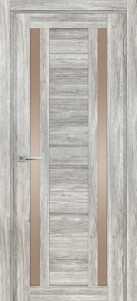 PSL-15  nanotex, сан-ремо серый 550*1900 стекло сатинат бронза