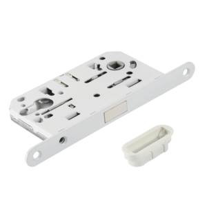 Защёлка врезная магнитная под ключевой цилиндр ADDEN BAU KEY-5085 MAG WHITE (цвет БЕЛЫЙ)