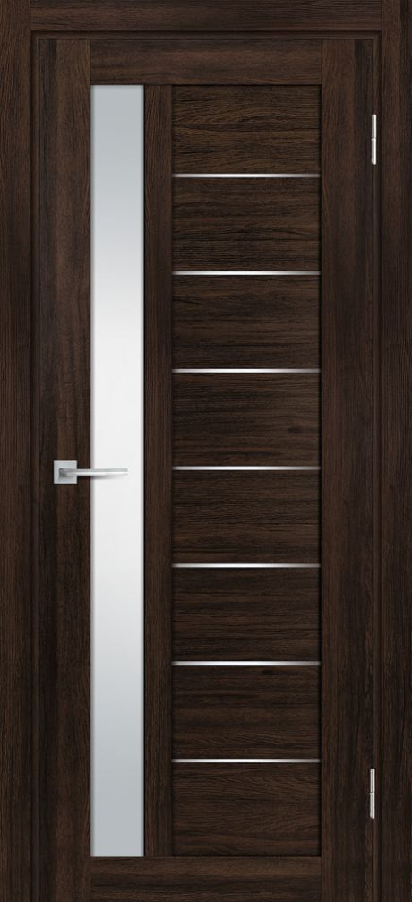 PSL-40  nanotex, сан-ремо шоколад 600*1900 стекло сатинат белый