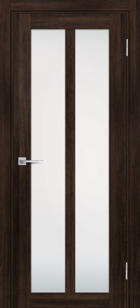 PSL-22  nanotex, сан-ремо шоколад 800*2000 стекло сатинат белый