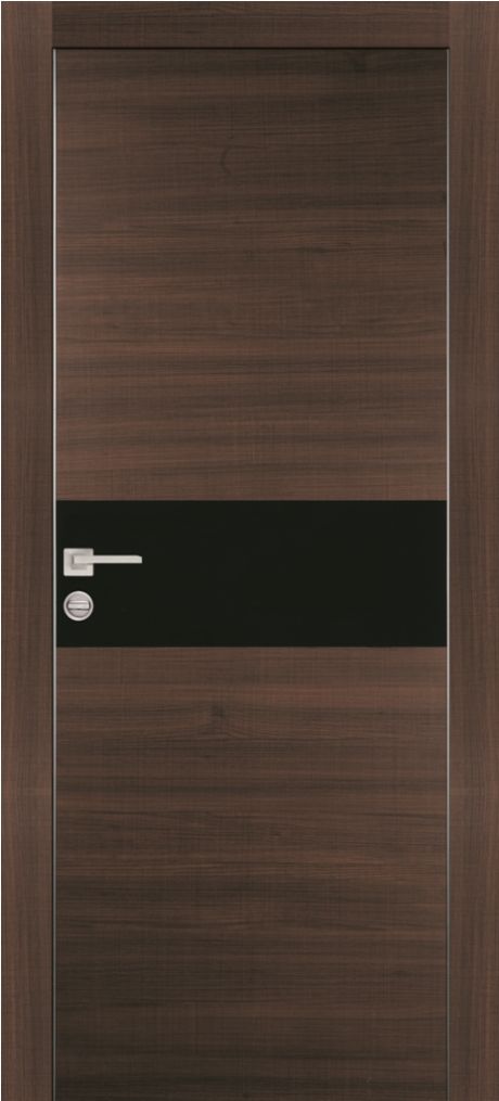 РХ-3 "Crome" PP, вязь эминем 700*2000 ст.черный лакобель /врезка под петли и замок AGB, 2отв.