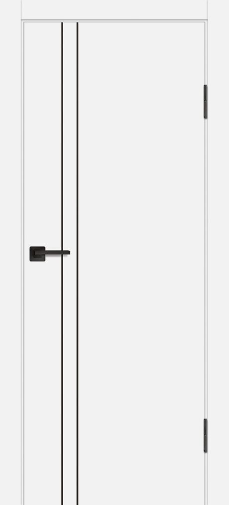 P-20 NEW PP белый, 800*2000 черный молдинг