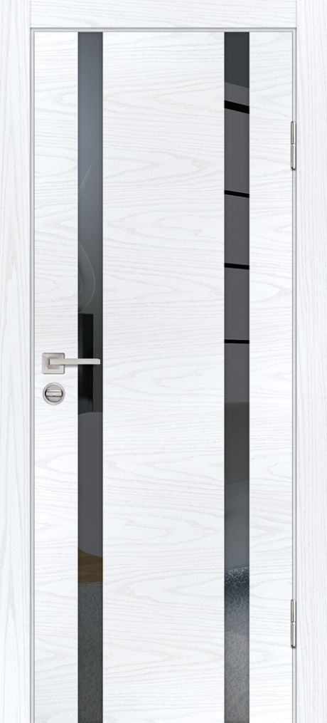 P-9 NEW PP дуб скай белый, 900*2000 стекло зеркало тонированное