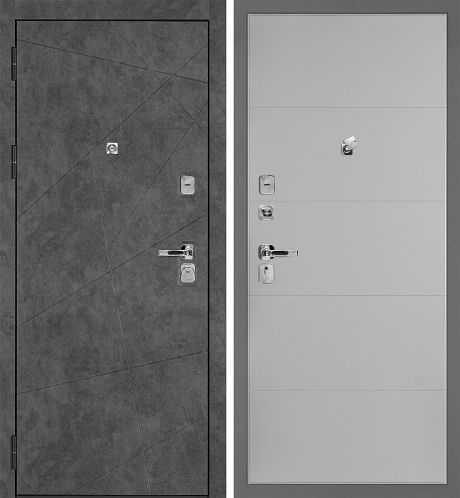 ДМ Урбан-127 муар серый, Kale 252R/Border (Бетон темный ФЛ-127 /PR- 35 Агат) 880 ПР