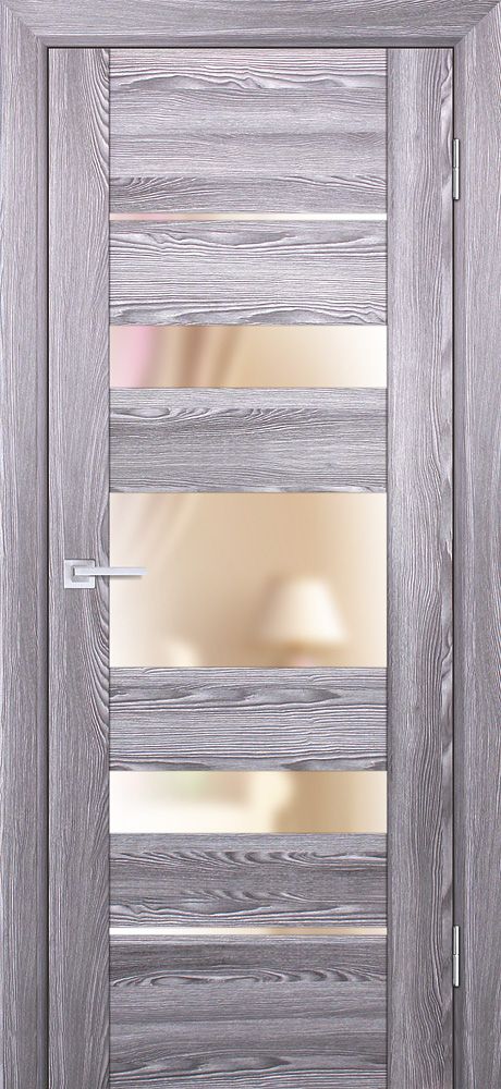 PSK-5 nanotex, ривьера грей ДГ2000х400 стекло зеркало светлое