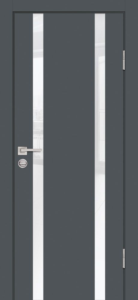 P-9 NEW PP графит, 600*2000 стекло белоснежный лакобель