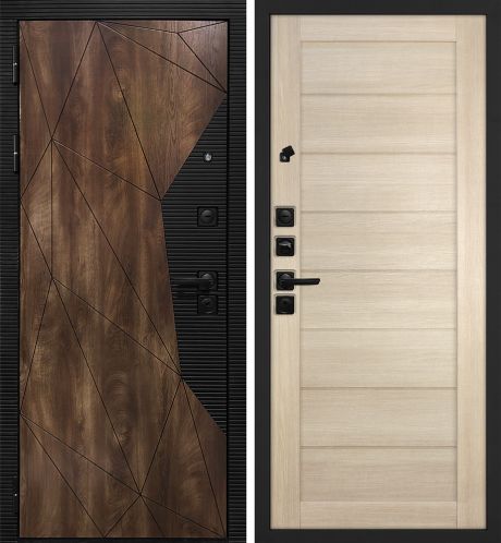 ДМ Лофт-2 шагр,черн,замкиKale(СБ101Дуб коньяк,пат,кварц/ТЕХНО 708 nanotex капучино, глухая вст)860ПР