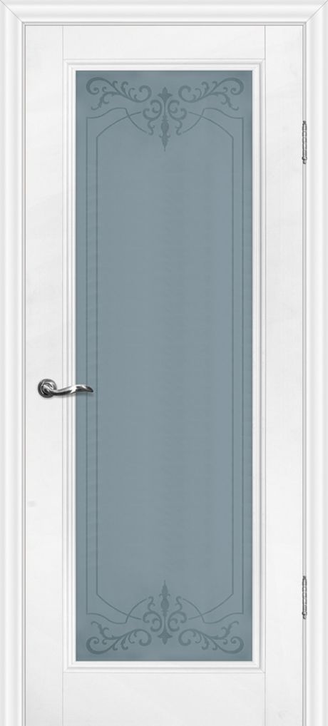 PSС-25 "Classic" РР белый ДО 600*2000 ст.белый сатинат с худож. рисунком