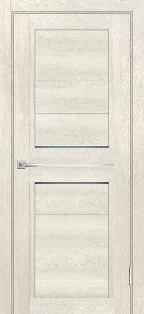 ТЕХНО-805 nanotex, бьянко 700*2000 стекло графит сатинат, белый лакобель