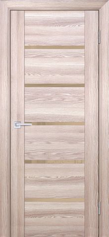 PSK-7 nanotex, ривьера крен-экрю 900*2000 стекло кремовый лакобель
