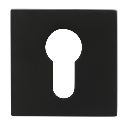 Накладка на ключевой цилиндр ADDEN BAU SC SQ-001 BLACK (цвет ЧЁРНЫЙ МАТОВЫЙ)
