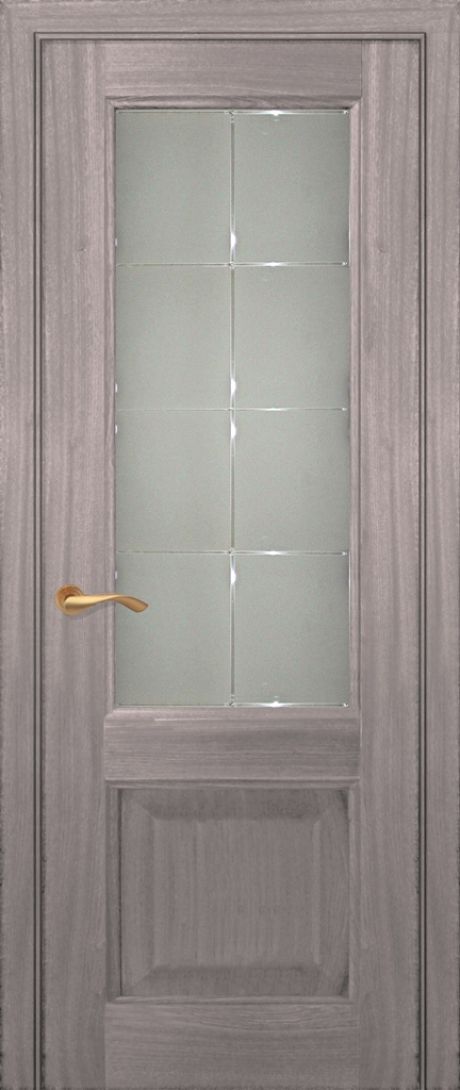 Сигнория  ДО 800*2000 Орех грей, ст.Гардиан белое, гравировка