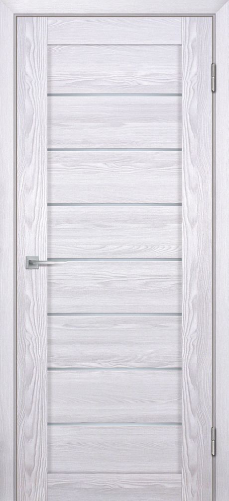 Лайт-08 nanotex, клен айс 900*2000 стекло белый сатинат