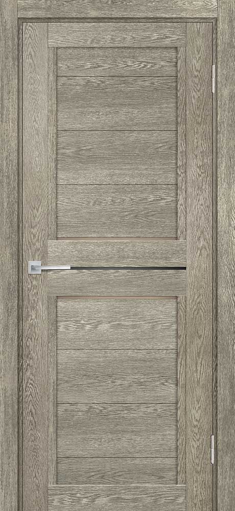 ТЕХНО-805 nanotex, гриджио 700*2000 стекло бронза сатинат, черный лакобель