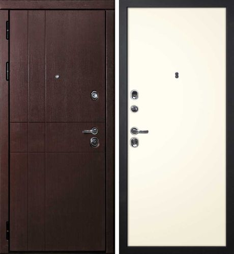 ДМ С-2 шагрень черн, замки Гардиан (ФП-1 орех премиум/ гладкая PP магнолия) 860 Л