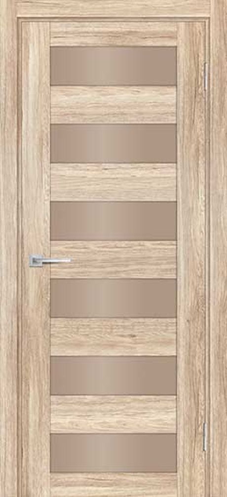 PSL-35  nanotex, сан-ремо натуральный 700*2000 стекло сатинат бронза