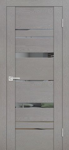 PST-2 soft-touch, серый ясень 600*2000 стекло зеркало тонированное