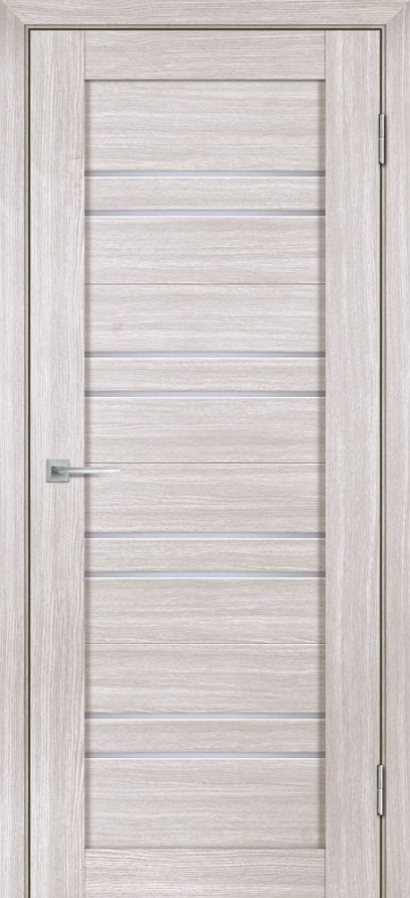 Лайт-19 nanotex, лиственница белая 550*1900 стекло белый сатинат