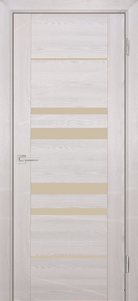 PSK-4 nanotex, ривьера крем 550*1900 стекло Кремовый лакобель