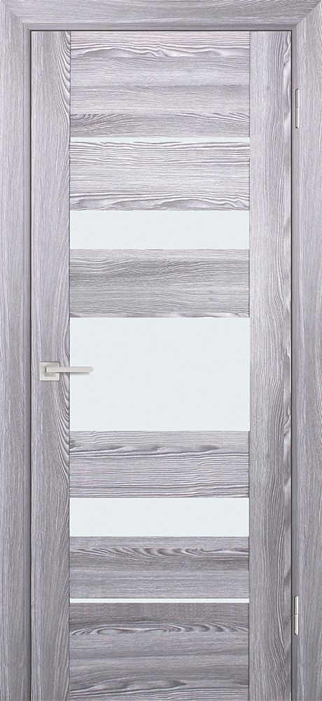 PSK-5 nanotex, ривьера грей 550*1900 стекло Белый лакобель