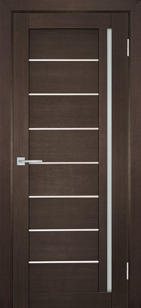 ТЕХНО 741 nanotex, венге 600*1900 стекло белый сатинат