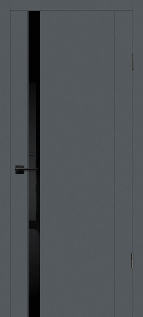 PSC-10 PP, графит 600*1900 стекло черный лакобель