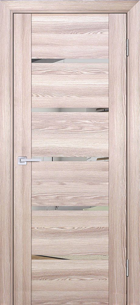 PSK-7 nanotex, ривьера крен-экрю 600*1900 стекло зеркало светлое