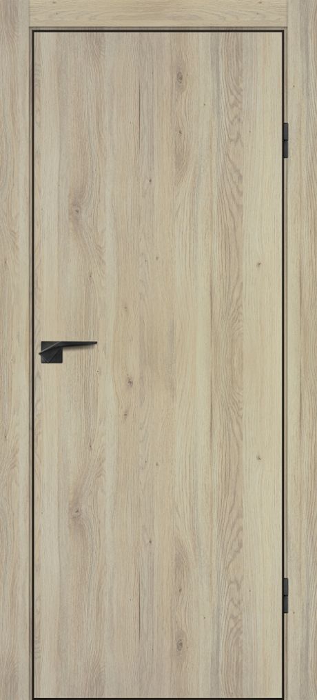 P-1 NEW nanotex, дуб молочный 550*1900, ABS черная кромка с 4-х ст.