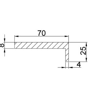 Наличник прямой ТЕХНО nanotex, сандал бежевый 70*8*2150, телескоп