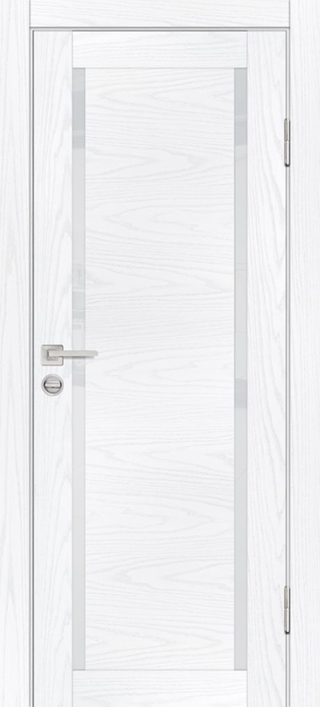 PSM-9 PP дуб скай белый, 700*2000 стекло лунный лакобель