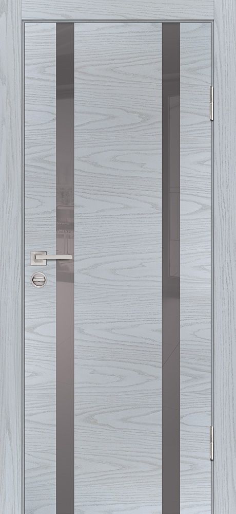 P-9 NEW PP дуб скай серый, 900*2000 стекло серый лакобель