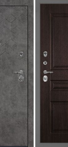 ДМ Тетра-126 муар серый,гардиан 32.11/30.01(Темный бетон ФЛ-126 /PR-150 Дуб мореный ) 980 Л