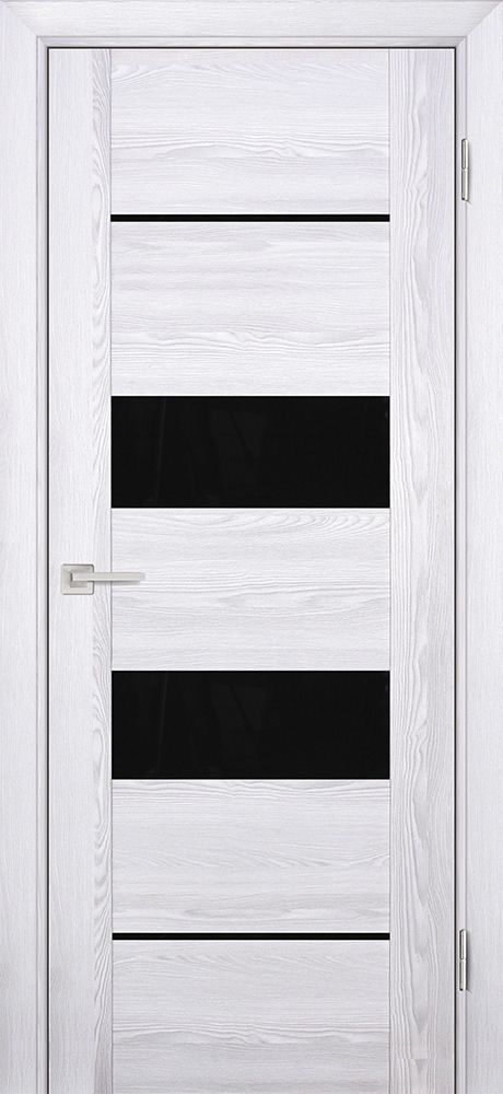 PSK-6 nanotex, ривьера айс 900*2000 стекло Черный лакобель