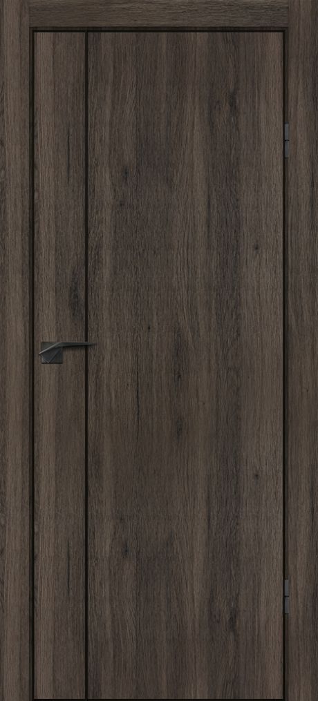 P-21 NEW nanotex, дуб темный 600*2000, черный молдинг/ABS черная кромка с 4-х ст.